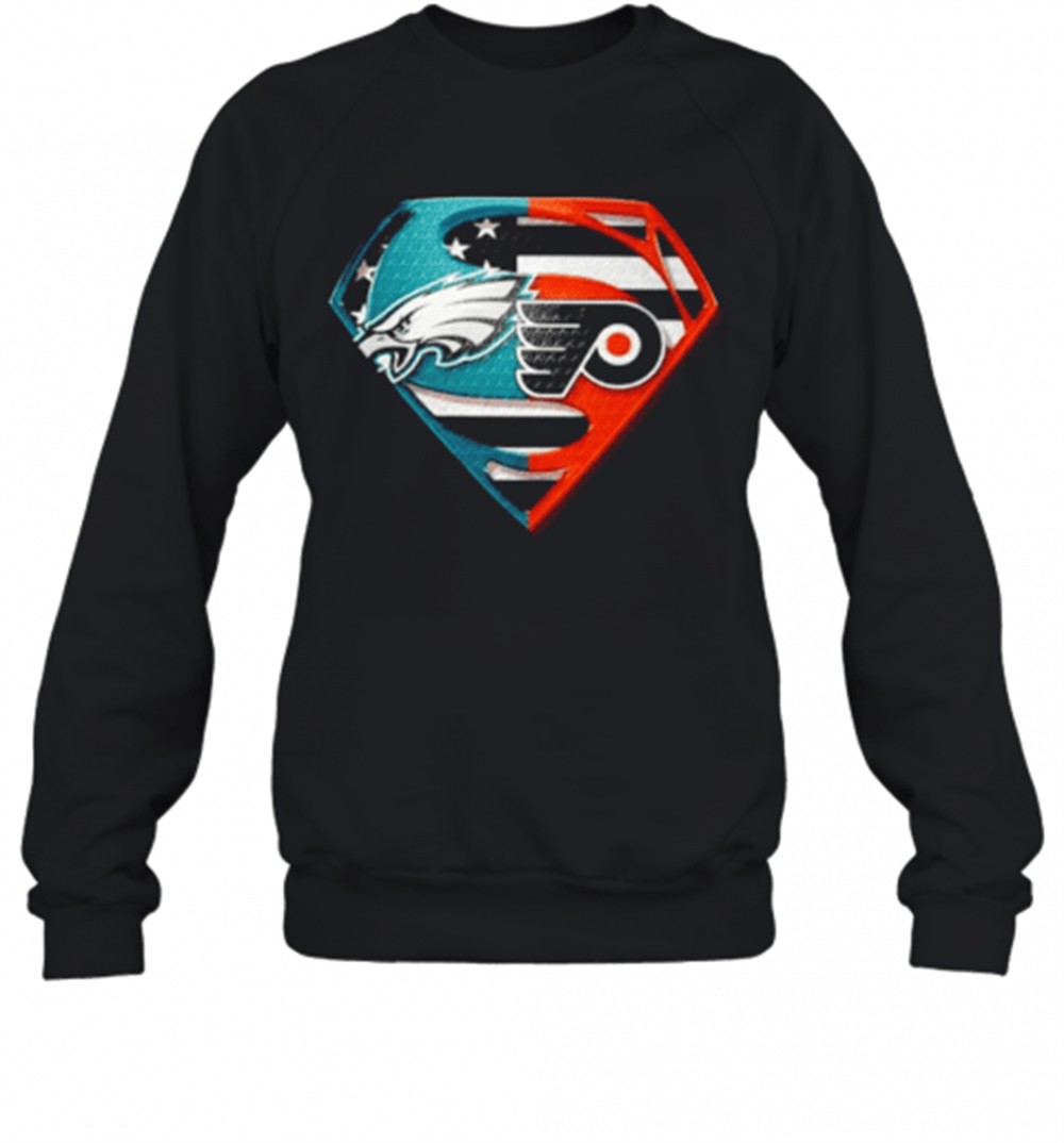 philadelphia-eagles-and-philadelphia-flyers-inside-superman-t-shirt-25mavpgt Philadelphia Eagles And Philadelphia Flyers Inside Superman T-Shirt