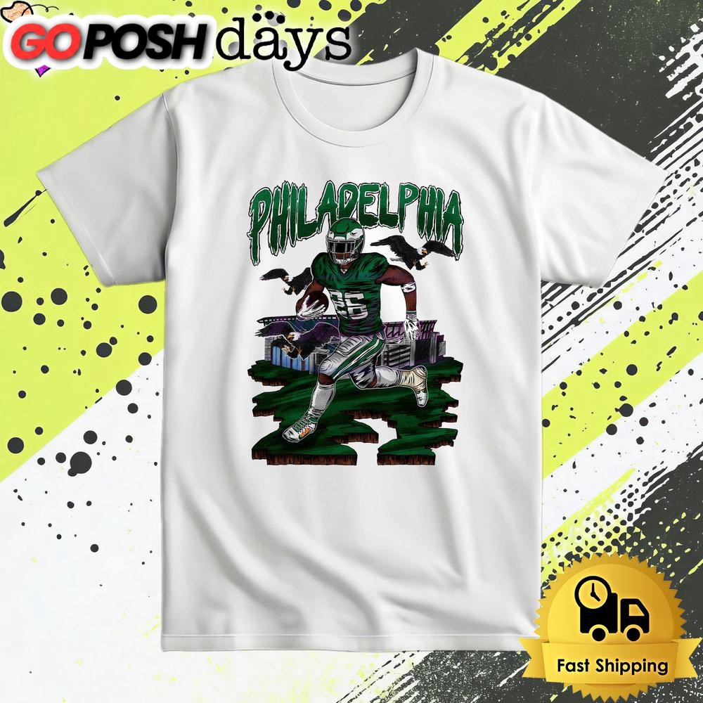 Philadelphia Eagles Barkley Bird Gang Saquon Barkley T Shirt