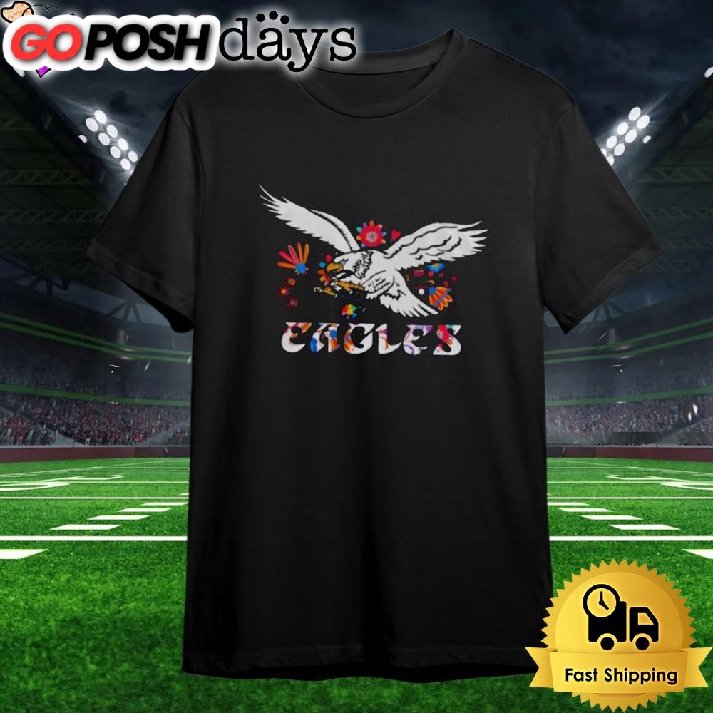 Philadelphia Eagles Dia De Los Muertos T Shirt