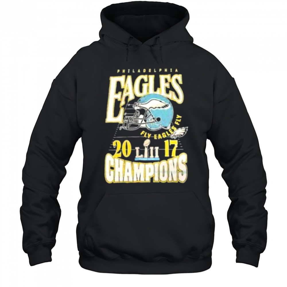 Philadelphia Eagles Fly Eagles Fly Super Bowl Lii Champions 2017 Shirt
