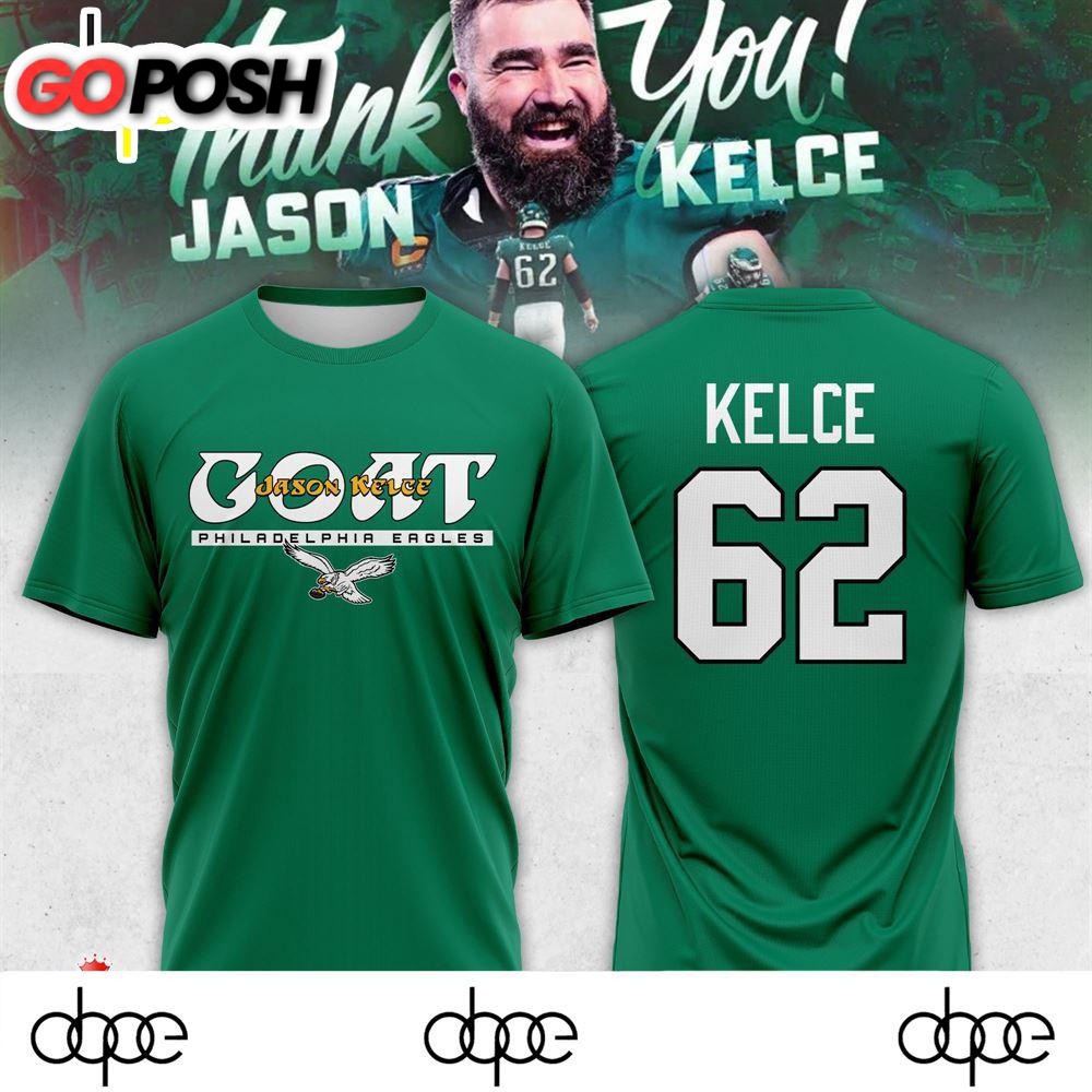 Philadelphia Eagles GoatvJason Kelce 62 Shirt Unisex