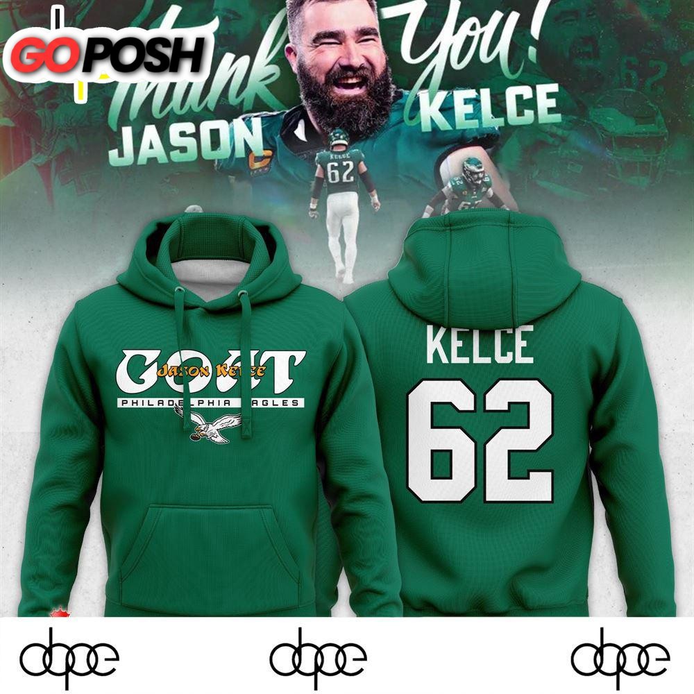 Philadelphia Eagles GoatvJason Kelce 62 Shirts