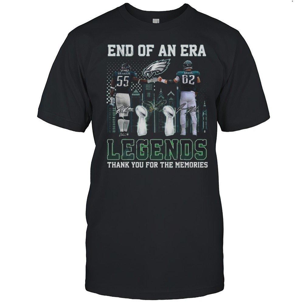 philadelphia-eagles-graham-and-kelce-end-of-an-era-legends-thank-you-for-the-mem-gxiglufo Philadelphia Eagles Graham And Kelce End Of An Era Legends Thank You For The Memories Signature 2025 Shirt