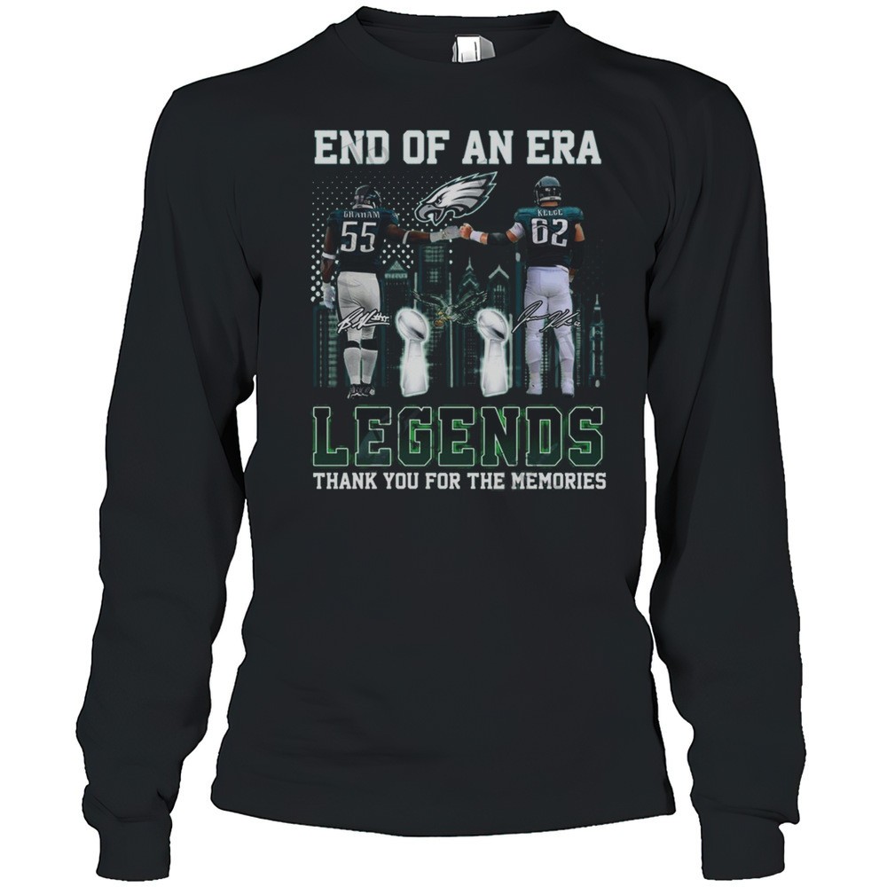 philadelphia-eagles-graham-and-kelce-end-of-an-era-legends-thank-you-for-the-mem-gxiglufo Philadelphia Eagles Graham And Kelce End Of An Era Legends Thank You For The Memories Signature 2025 Shirt