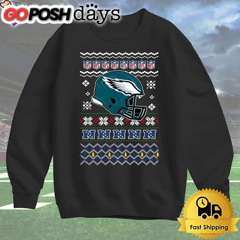 philadelphia-eagles-helmet-team-christmas-t-shirt-gw7gdf76 Philadelphia Eagles Helmet Team Christmas T Shirt