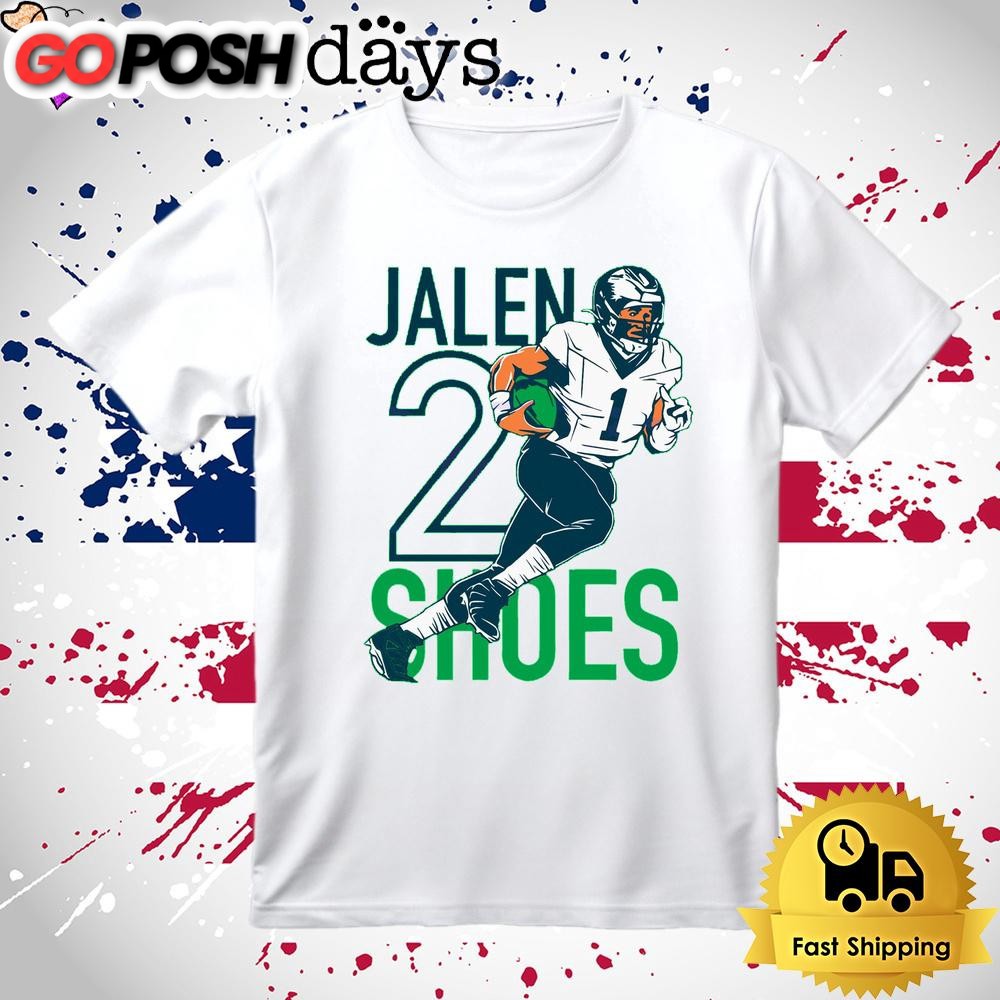 Philadelphia Eagles Jalen Hurts Two Shoes T Shirt