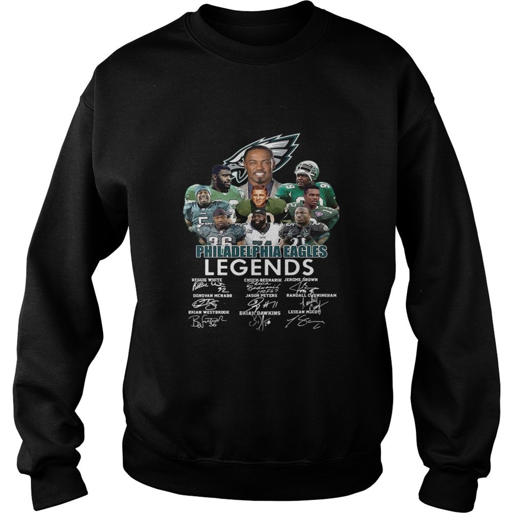 Philadelphia Eagles Legends Players Signatures shirt