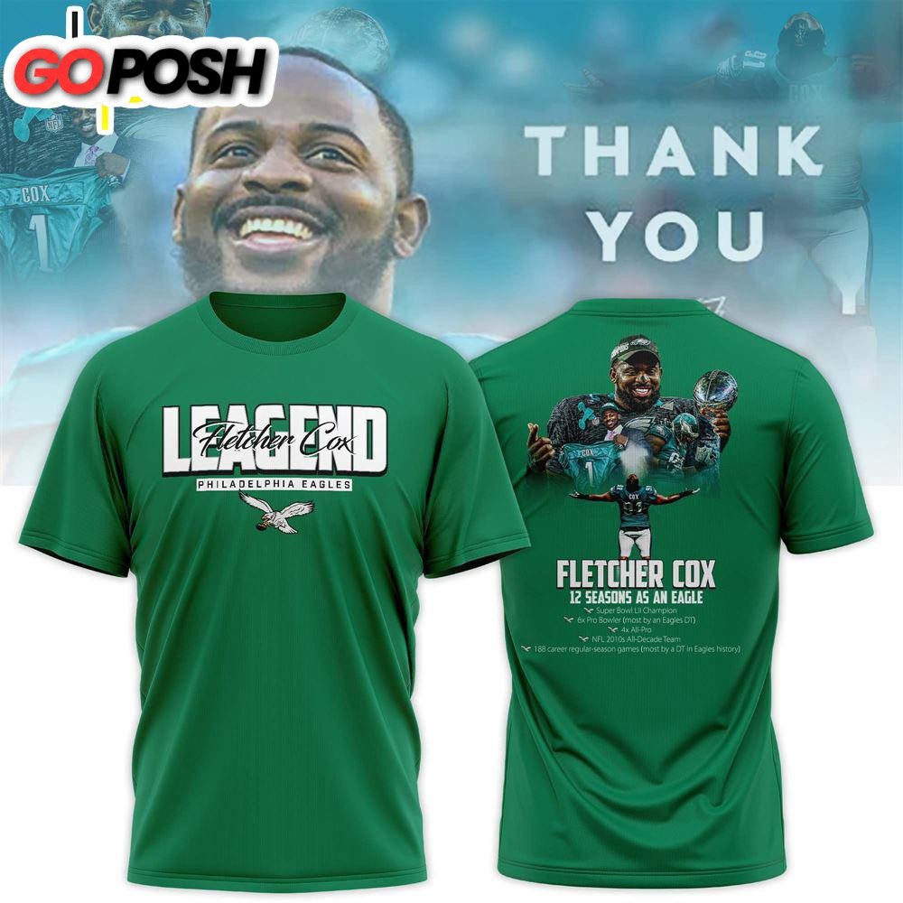 Philadelphia Eagles Thank You Cox Shirt