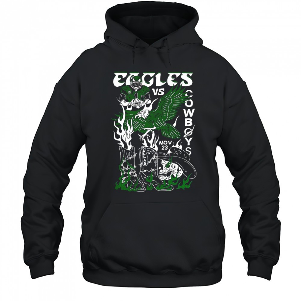 Philadelphia Eagles vs Dallas Cowboys nov 23 Go Birds art shirt