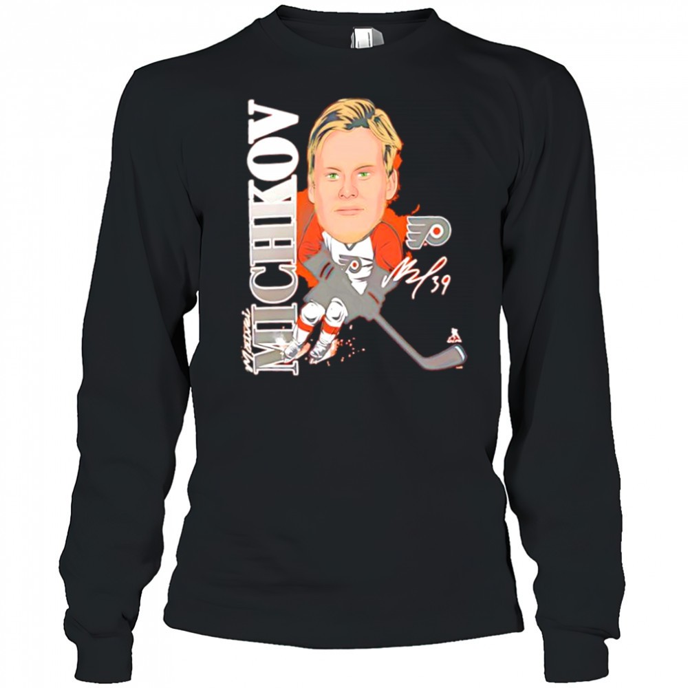 philadelphia-flyers-matvei-michkov-caricature-player-signature-shirt-b97fwrsq Philadelphia Flyers Matvei Michkov Caricature Player signature shirt