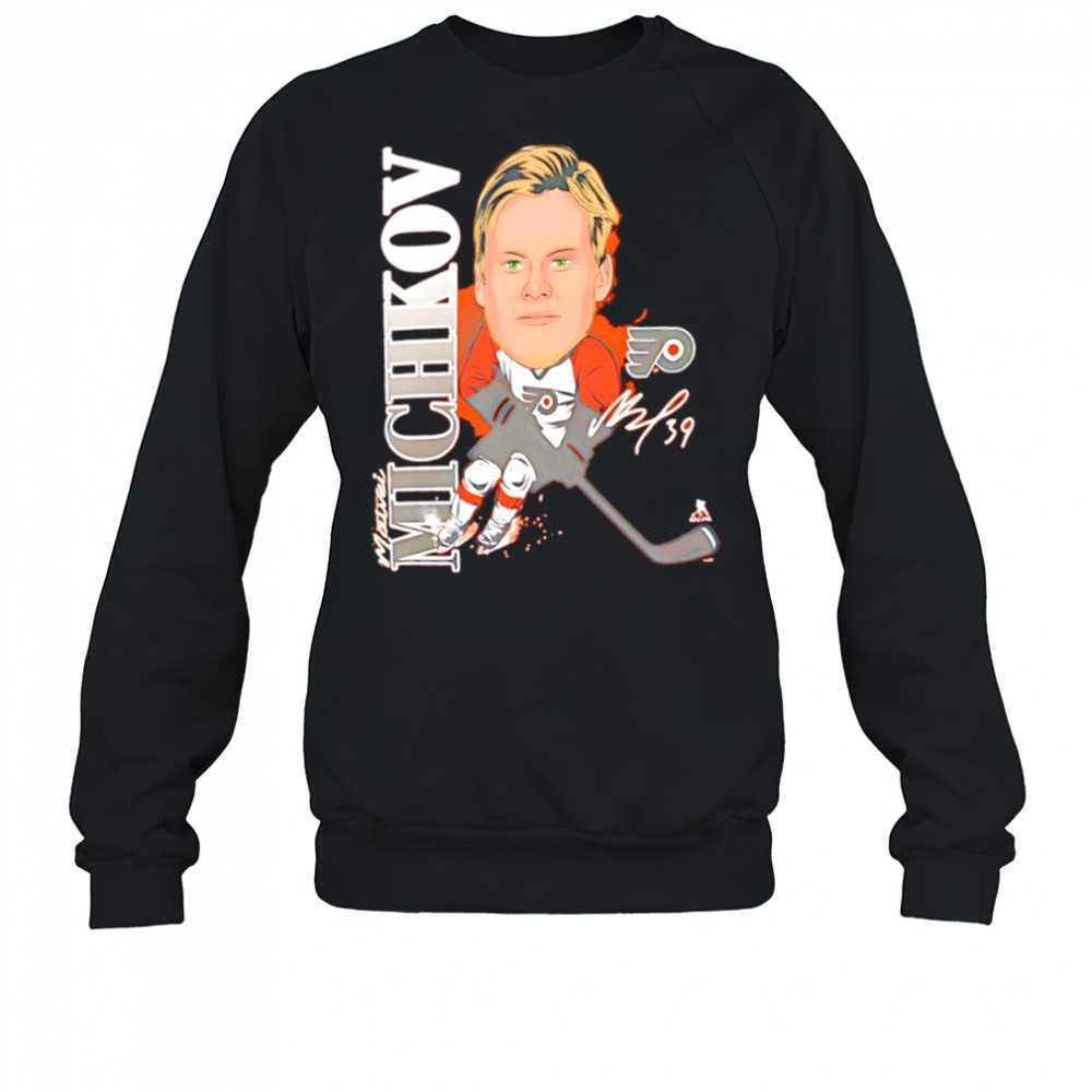 philadelphia-flyers-matvei-michkov-caricature-player-signature-shirt-b97fwrsq Philadelphia Flyers Matvei Michkov Caricature Player signature shirt