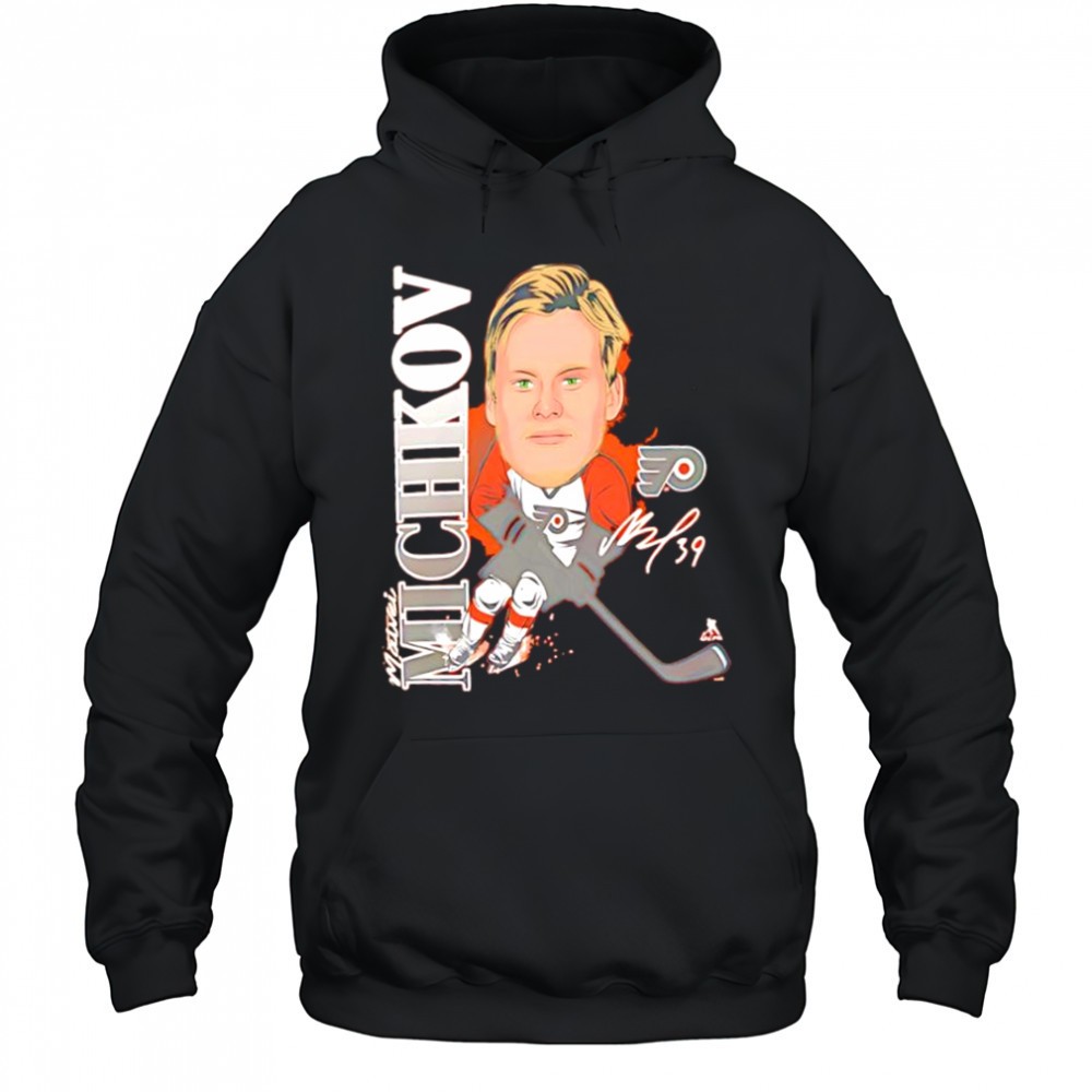 Philadelphia Flyers Matvei Michkov Caricature Player signature shirt