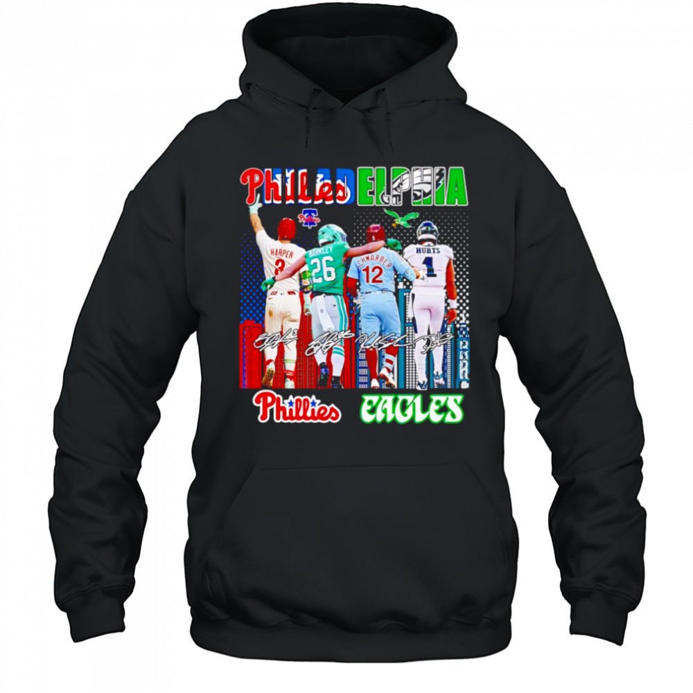 Philadelphia Phillies and Eagles players shirt