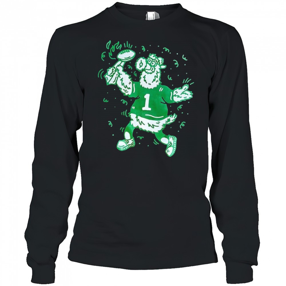 philadelphia-phillies-baseball-phllie-phanatic-super-bowl-trophy-champs-mascot-s-0sphbzau Philadelphia Phillies baseball Phllie Phanatic Super Bowl trophy Champs mascot shirt