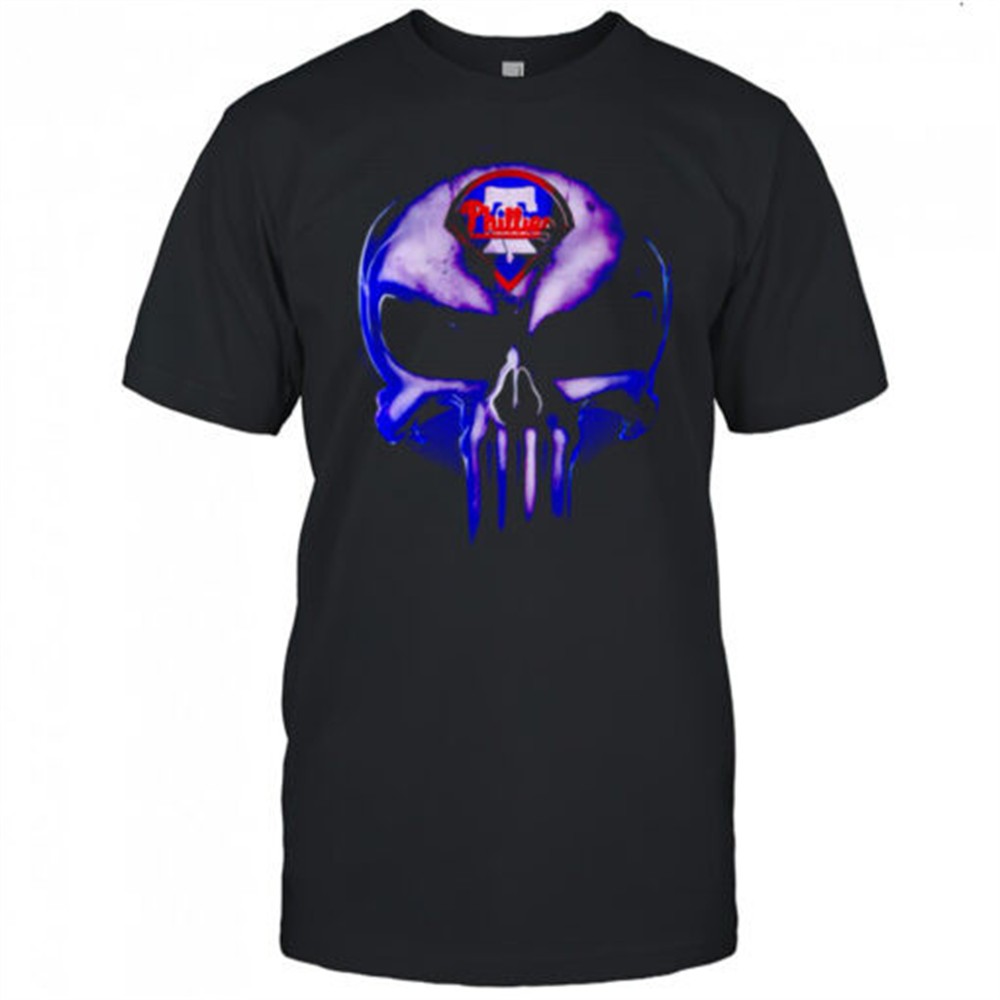 philadelphia-phillies-baseball-punisher-skull-shirt-8qr2y528 Philadelphia Phillies Baseball Punisher Skull shirt