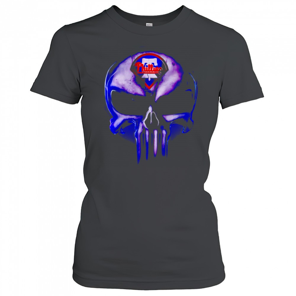 philadelphia-phillies-baseball-punisher-skull-shirt-8qr2y528 Philadelphia Phillies Baseball Punisher Skull shirt