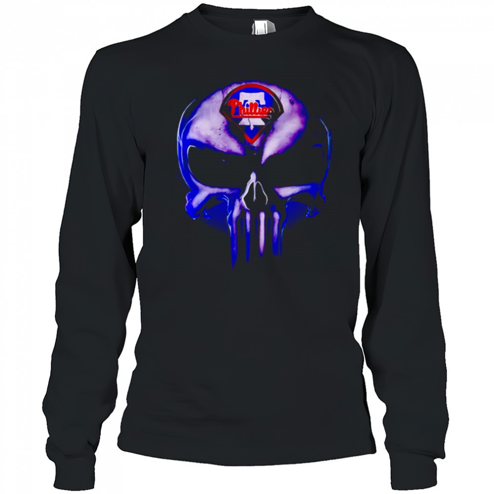 philadelphia-phillies-baseball-punisher-skull-shirt-8qr2y528 Philadelphia Phillies Baseball Punisher Skull shirt