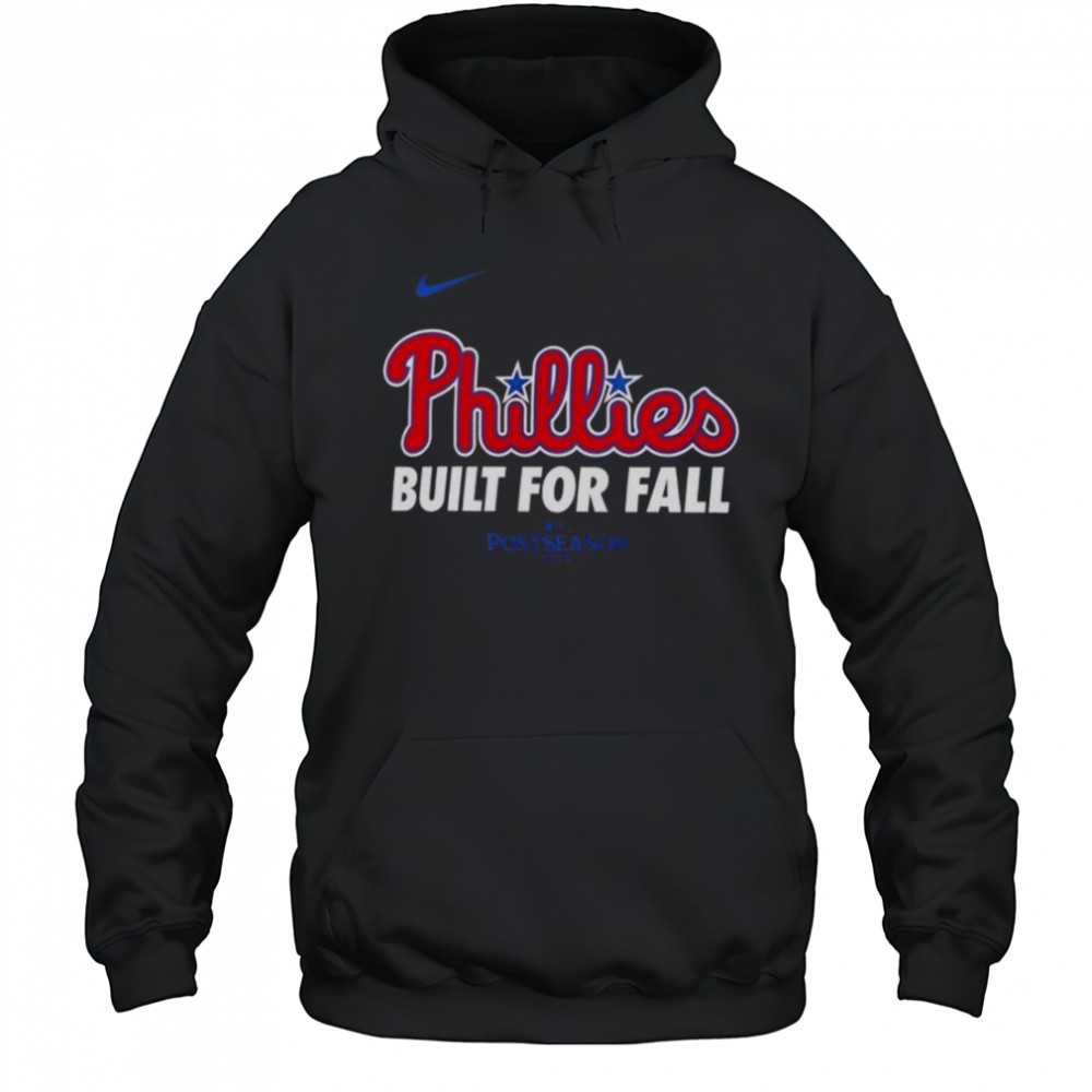 Philadelphia Phillies Built For Fall 2025 MLB Postseason Nike Logo T-Shirt