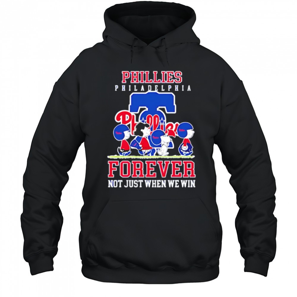 Philadelphia Phillies forever not just when we win Peanuts shirt