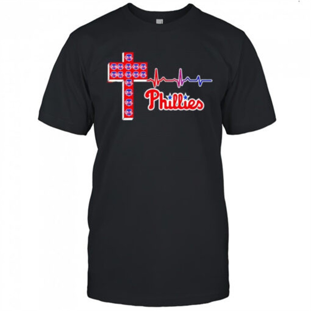 philadelphia-phillies-logo-christian-cross-heartbeat-shirt-wb94uhua Philadelphia Phillies logo Christian cross heartbeat shirt