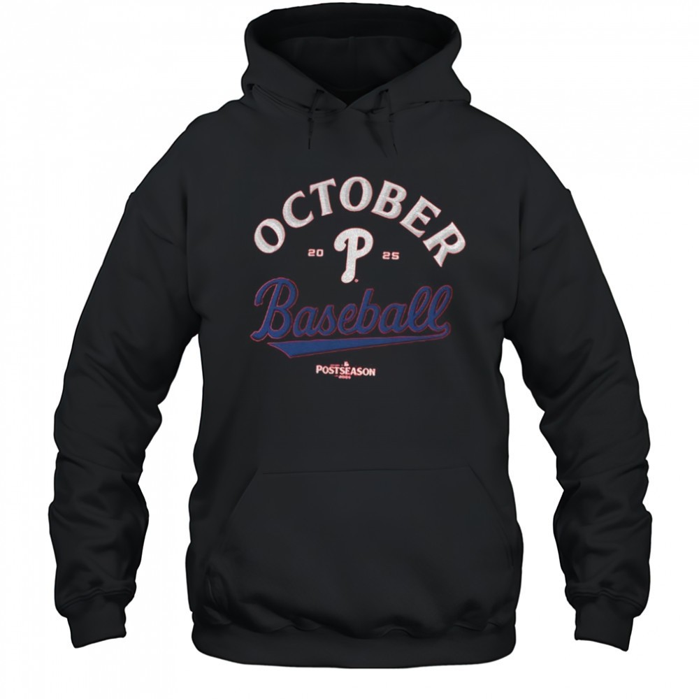 Philadelphia Phillies October 2025 MLB Baseball Postseason shirt