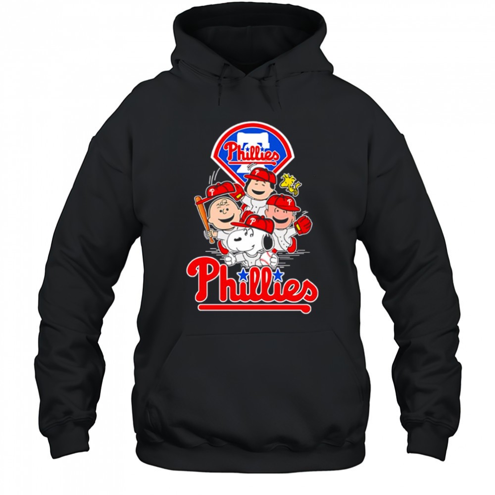 Philadelphia Phillies Snoopy Charlie Brown Woodstock The Peanuts Baseball shirt