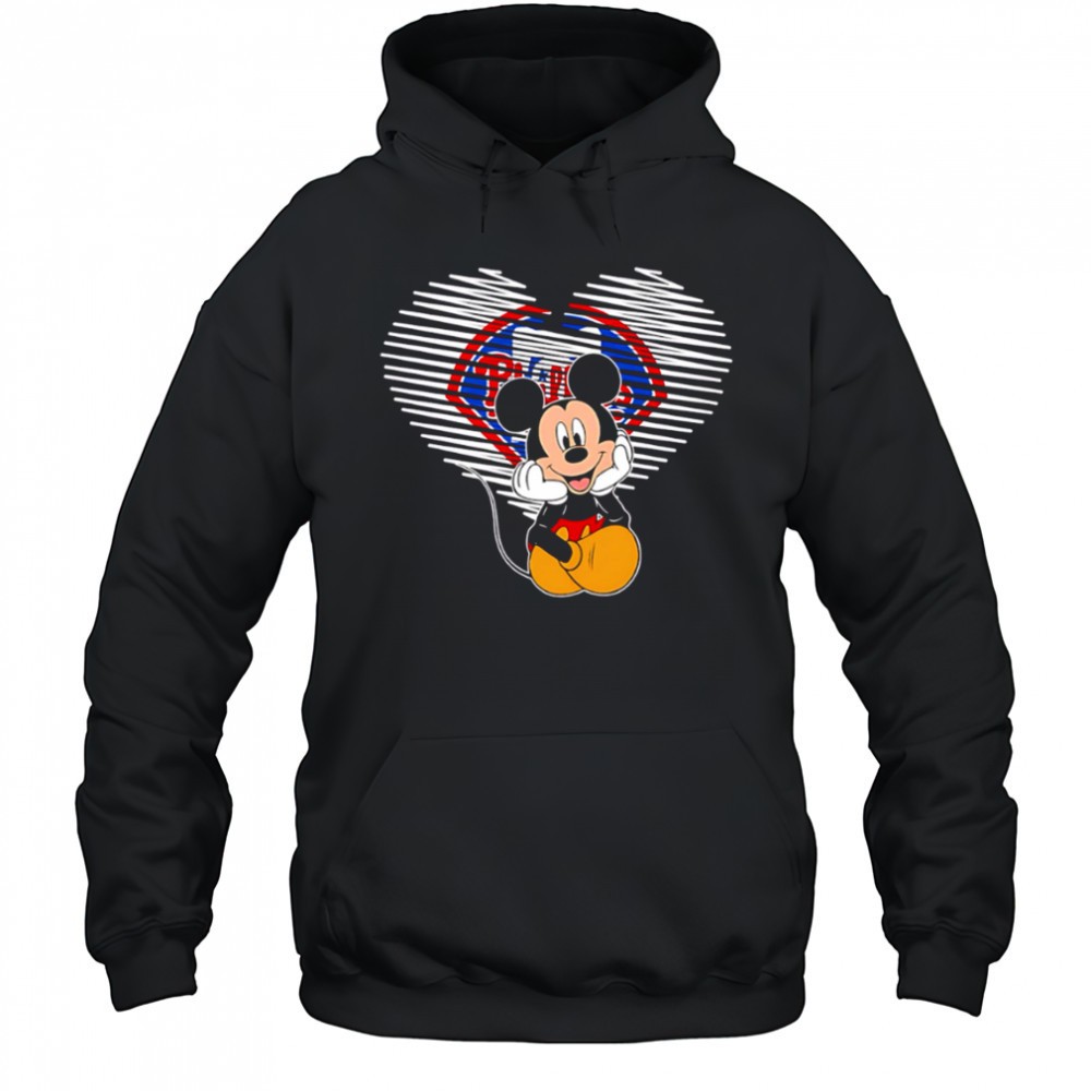 Philadelphia Phillies The Heart Mickey Mouse Disney Baseball shirt