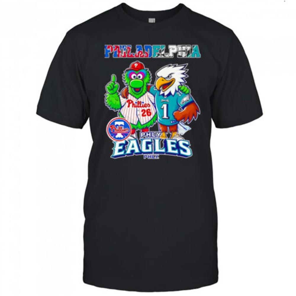 philadelphia-philly-and-eagles-mascot-shirt-qiibwqsg Philadelphia Philly and Eagles mascot shirt