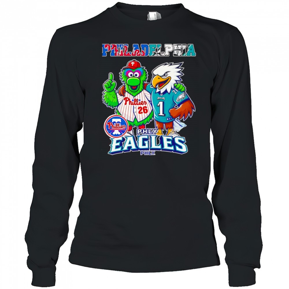 philadelphia-philly-and-eagles-mascot-shirt-qiibwqsg Philadelphia Philly and Eagles mascot shirt