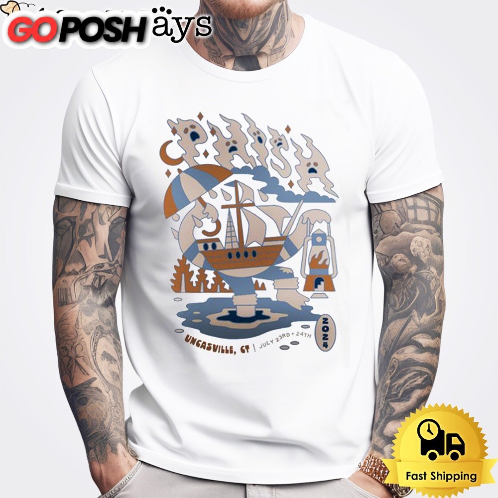 Phish July 23-24 2024 Mohegan Sun Arena Uncasville CT Unisex T-Shirt