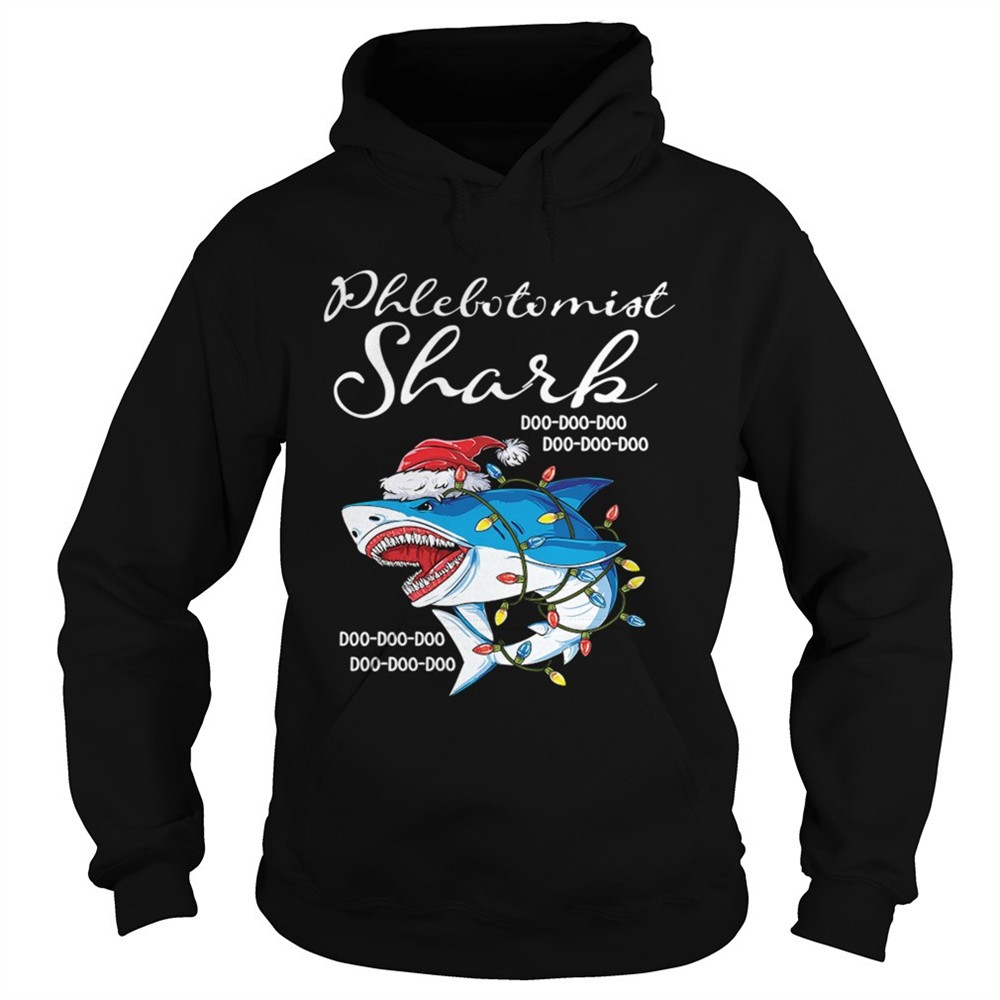 phlebotomist-shark-in-santa-hat-christmas-shirt-cwg694ue Phlebotomist Shark In Santa Hat Christmas shirt