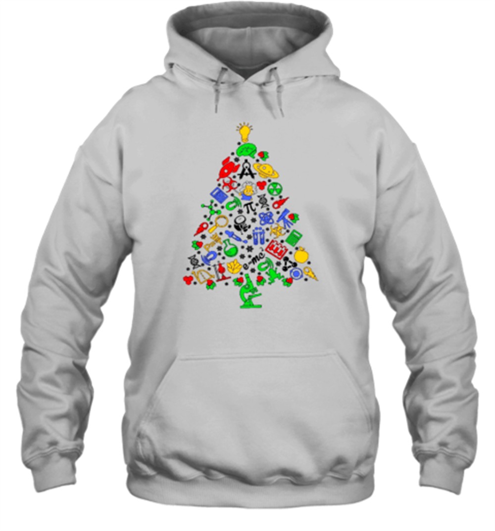 Physics And Chemistry Christmas Tree Teacher T-Shirt