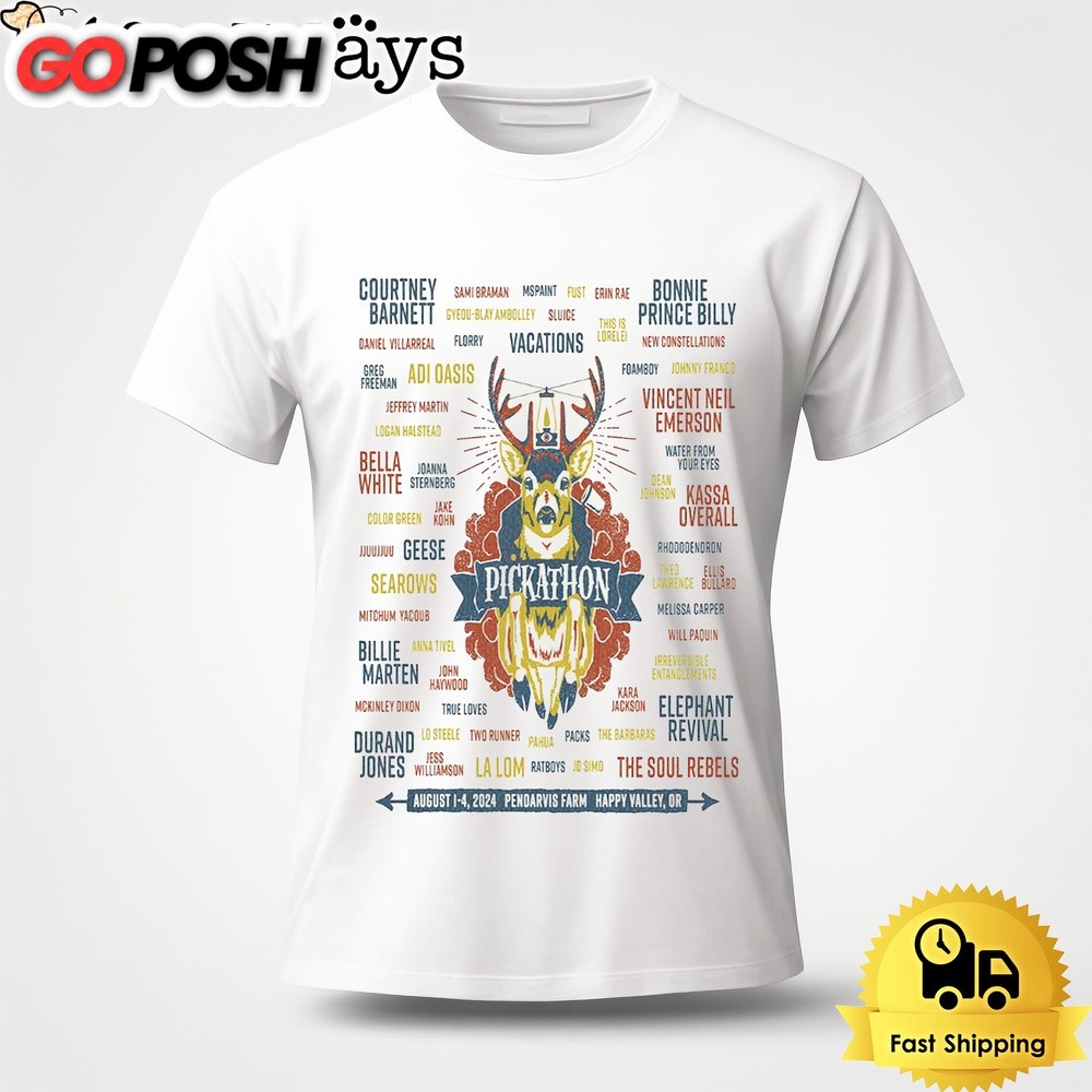 Pickathon Aug 1-4 2024 Pendarvis Farm In Happy Valley OR Unisex T-Shirt