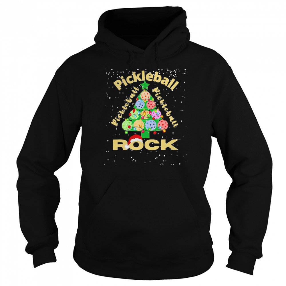 Pickleball Pickleball Pickleball Rock Christmas Sweater Shirt