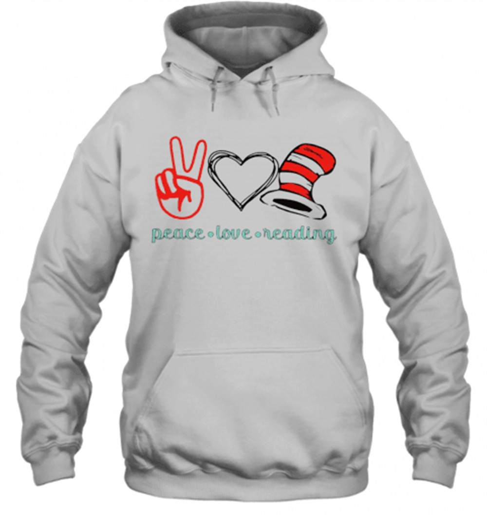 Piece Love Reading T-Shirt