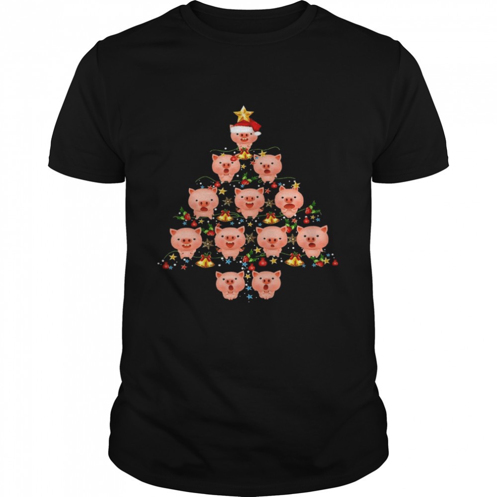 pig-christmas-tree-shirt-v36stypc Pig Christmas Tree shirt