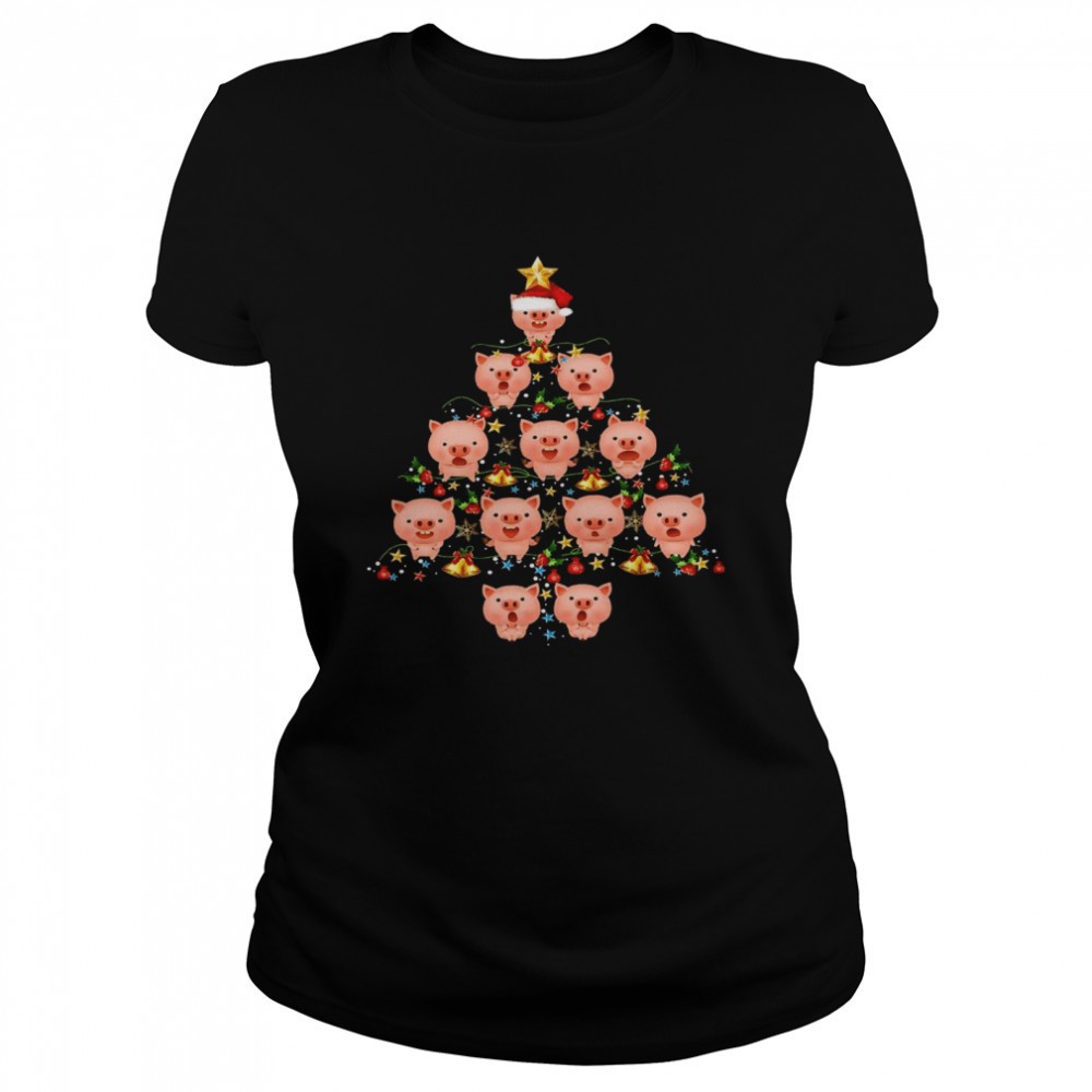pig-christmas-tree-shirt-v36stypc Pig Christmas Tree shirt