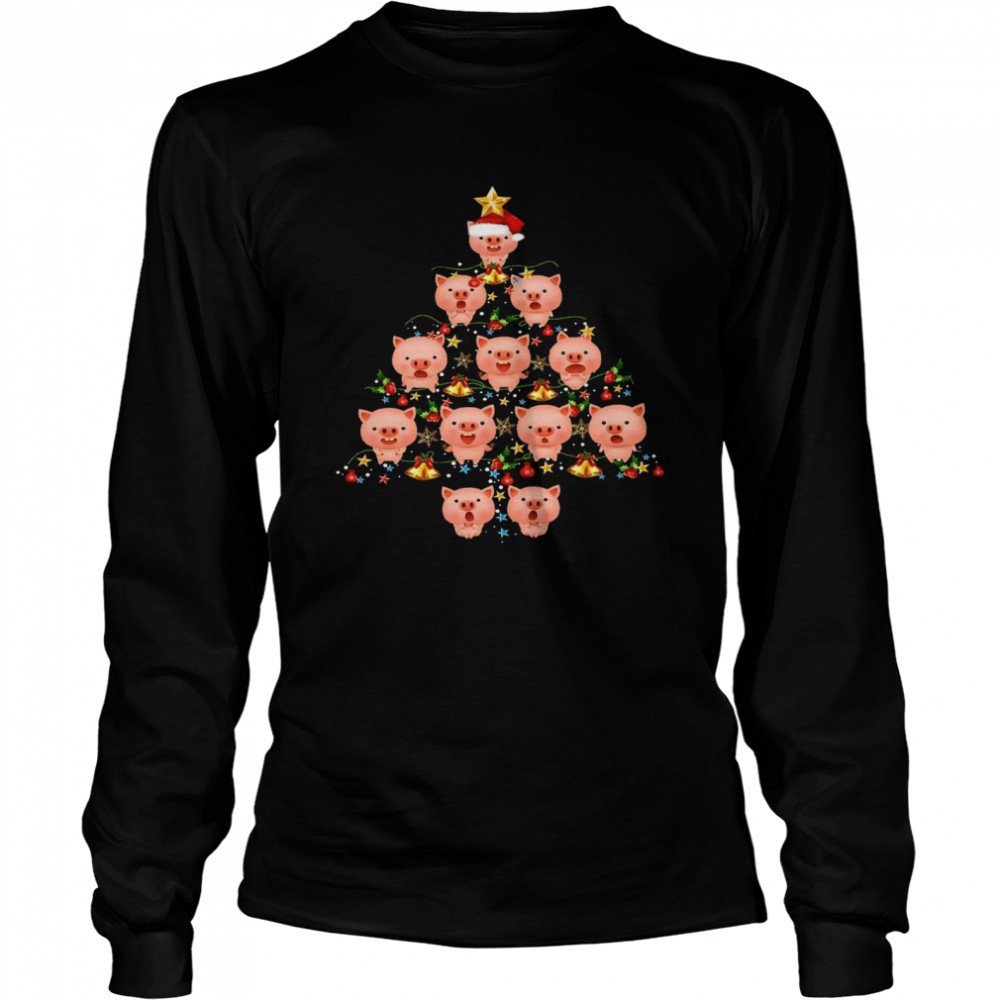 pig-christmas-tree-shirt-v36stypc Pig Christmas Tree shirt