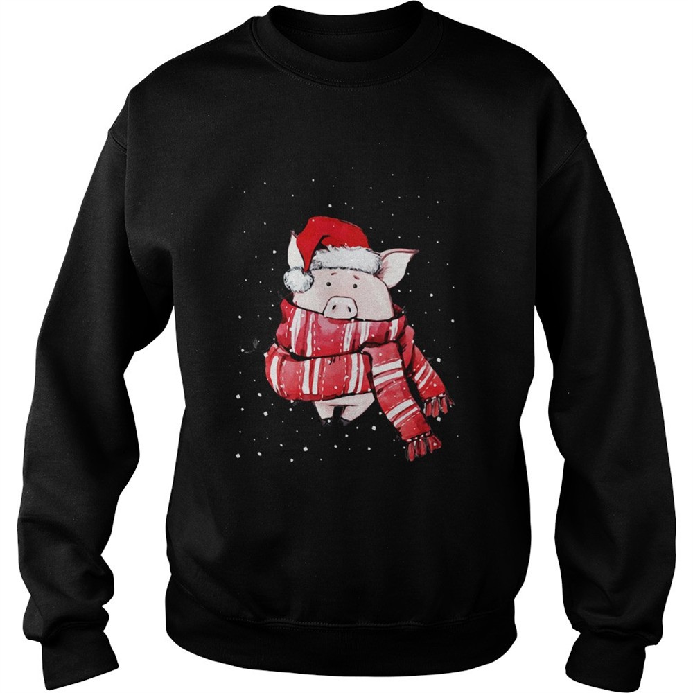 Pig Scarf Christmas shirt