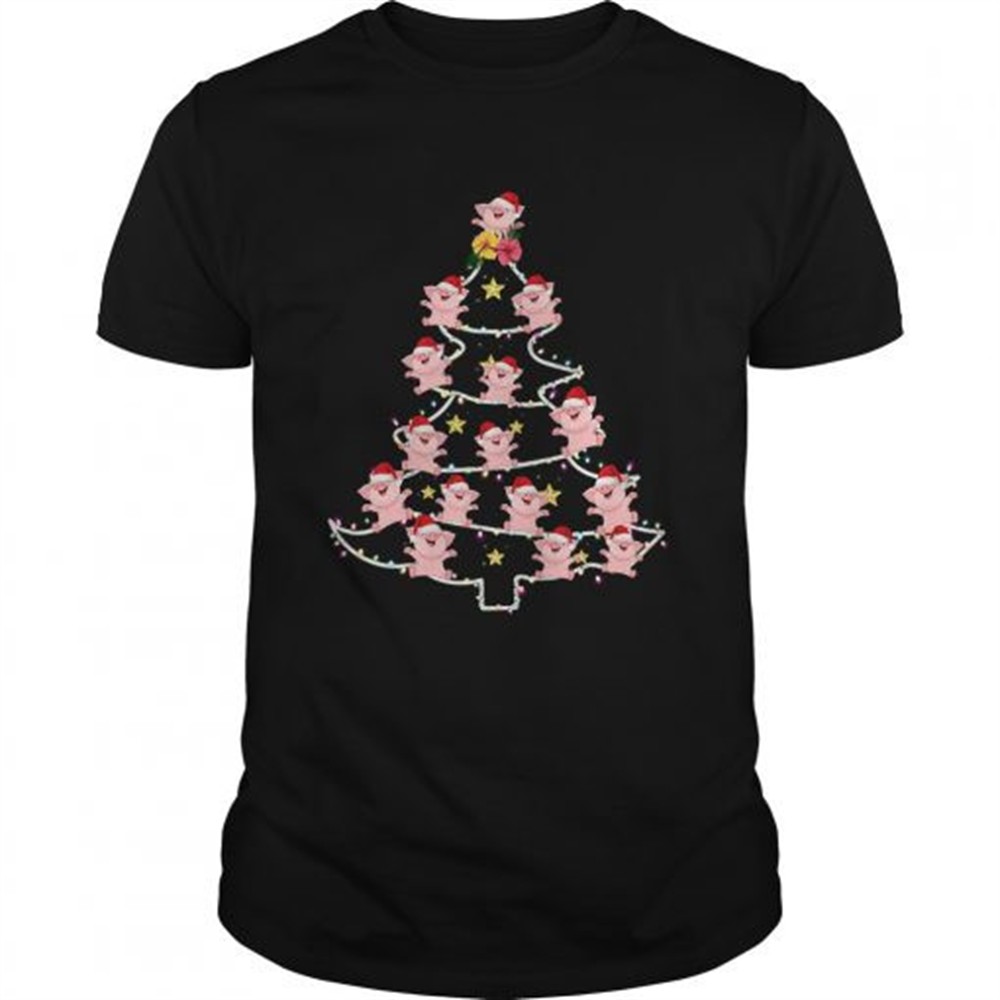pigs-santa-christmas-tree-shirt-sgunkfra Pigs Santa Christmas Tree shirt