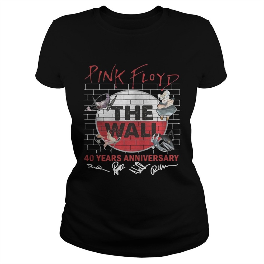 Pink Floyd the wall 40 years anniversary shirt