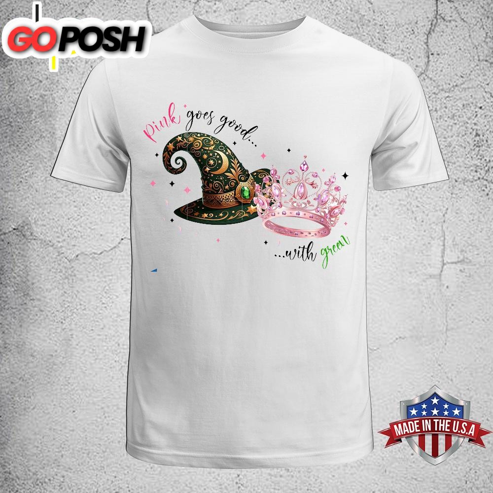 Pink Goes Good With Green Wicked Unisex T-Shirt