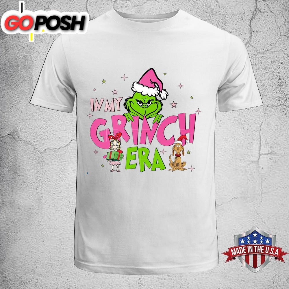 Pink Grinch In My Grinch Era Christmas Unisex T-Shirt, Sweatshirt, Hoodie