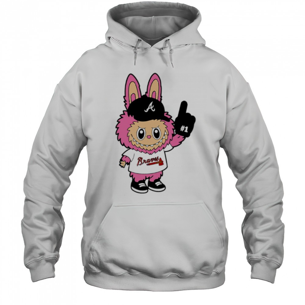 Pink Labubu Atlanta Braves Labubu MLB Baseball shirt
