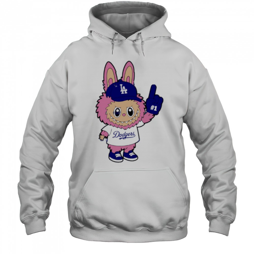 Pink Labubu Los Angeles Dodgers Labubu MLB Baseball shirt