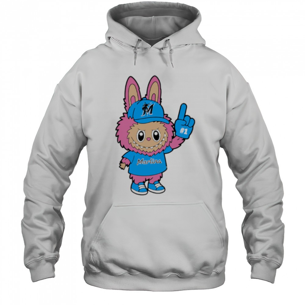 Pink Labubu Miami Marlins Labubu MLB Baseball shirt