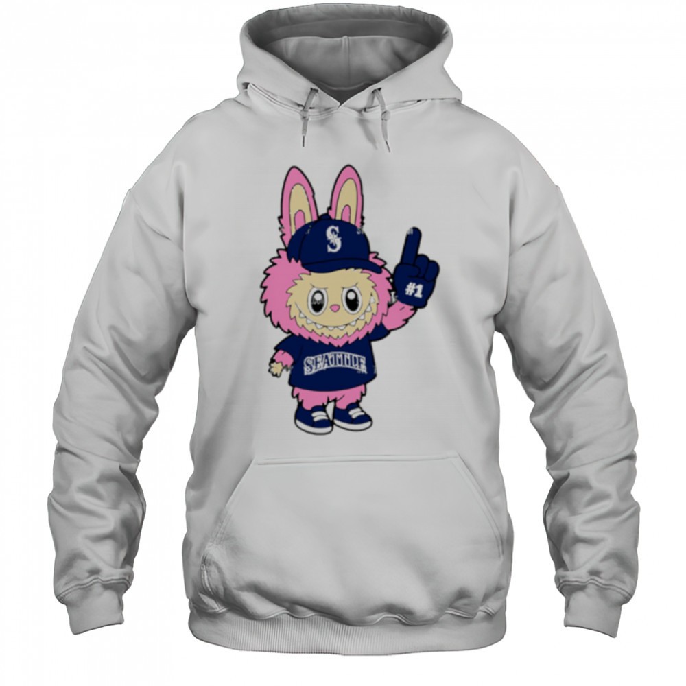 Pink Labubu Seattle Mariners Labubu MLB Baseball shirt