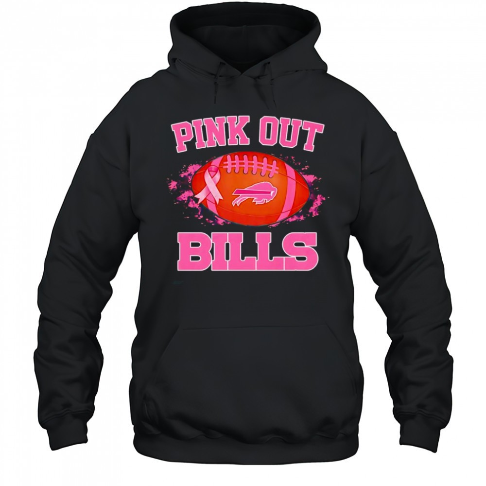 Pink out Buffalo Bills football shirt