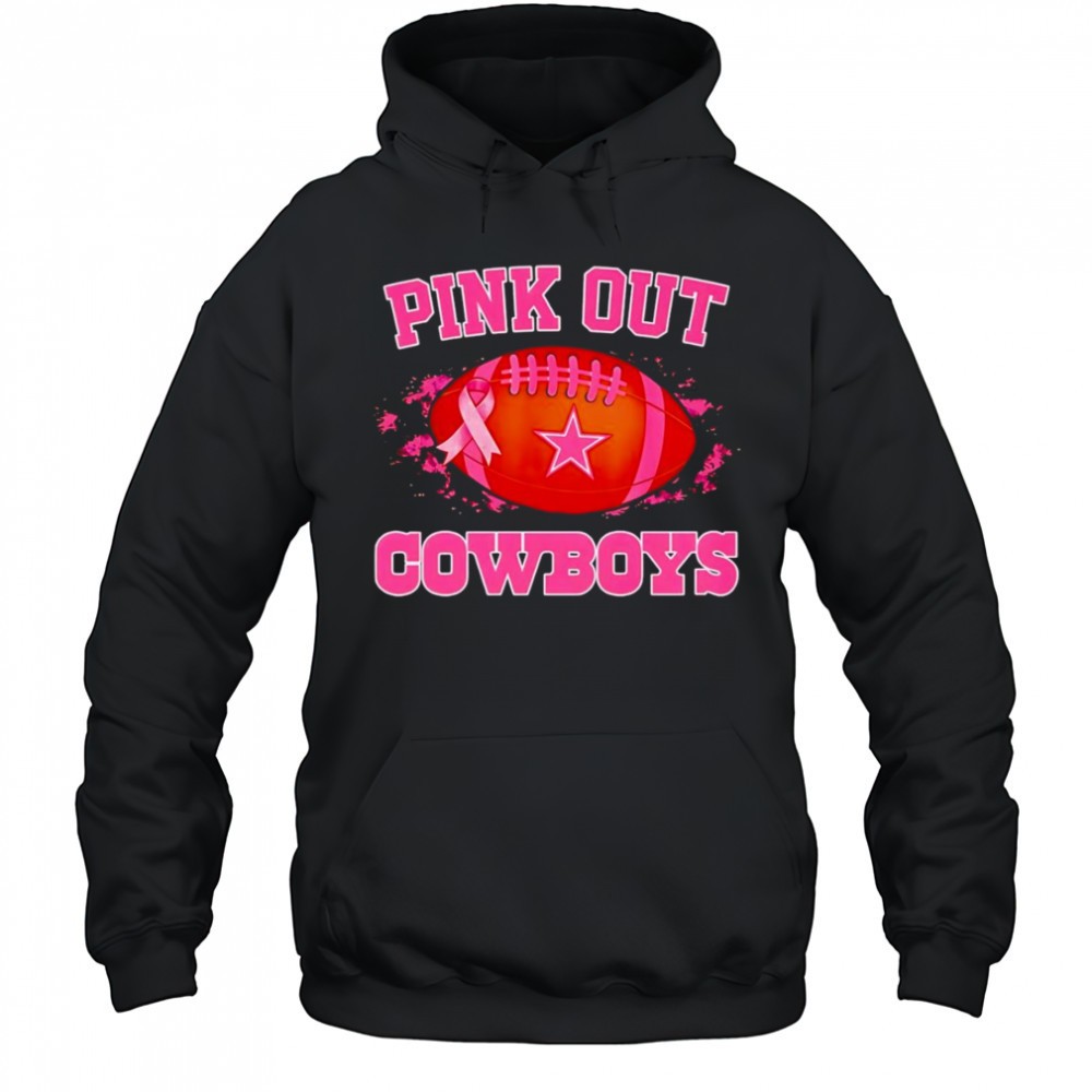 Pink out Dallas Cowboys football shirt