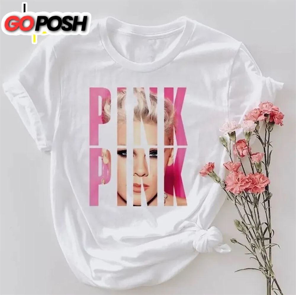 Pink Summer 2025 Tour White Unisex Shirt